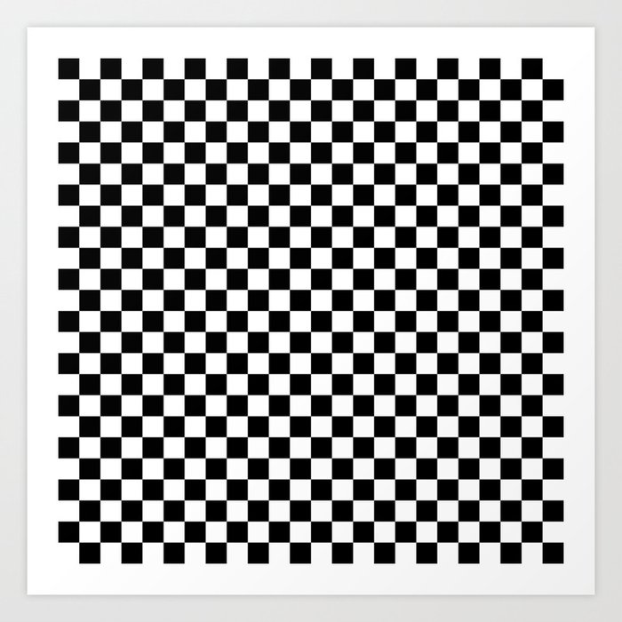 Chessboard 24x24 Art Print
