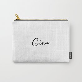 Gina Calligraphy Carry-All Pouch