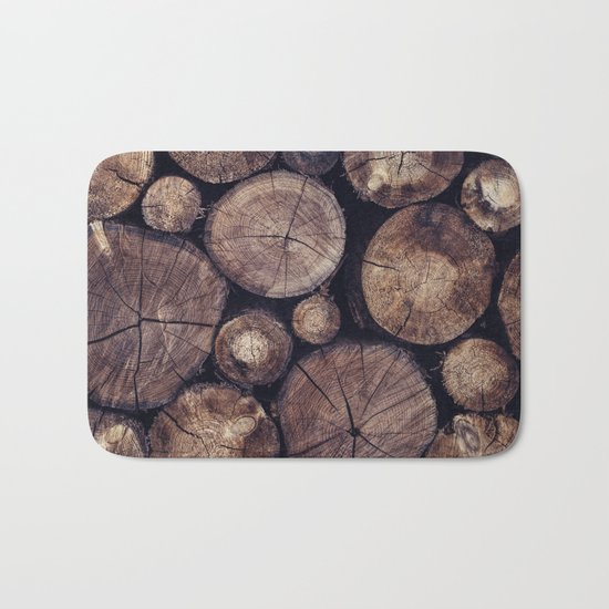 The Wood Holds Many Spirits // You Can Ask Them Now Edit Bath Mat