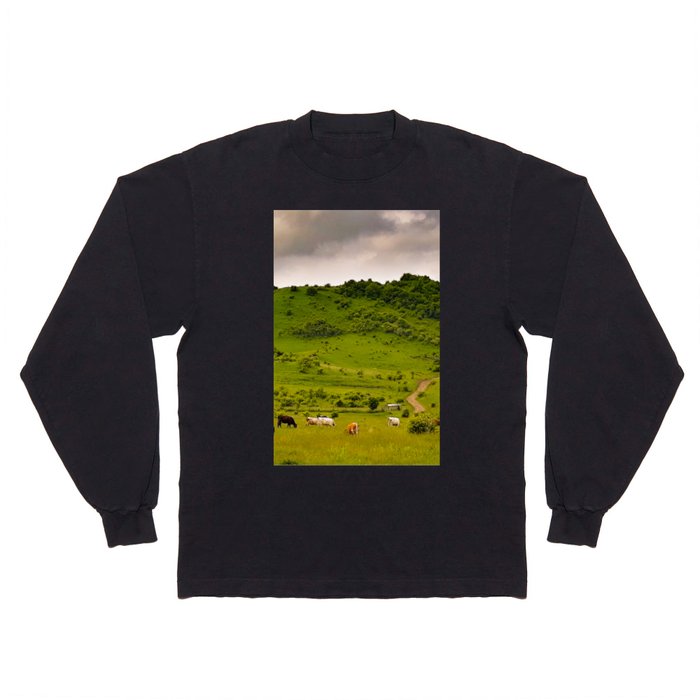 Countryside landscape Long Sleeve T Shirt
