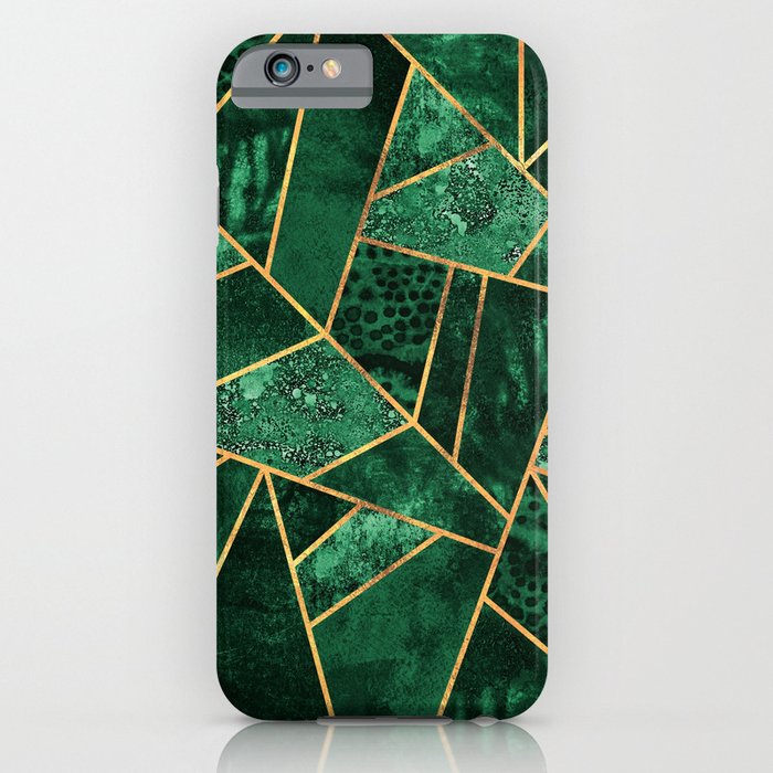 deep emerald iphone case