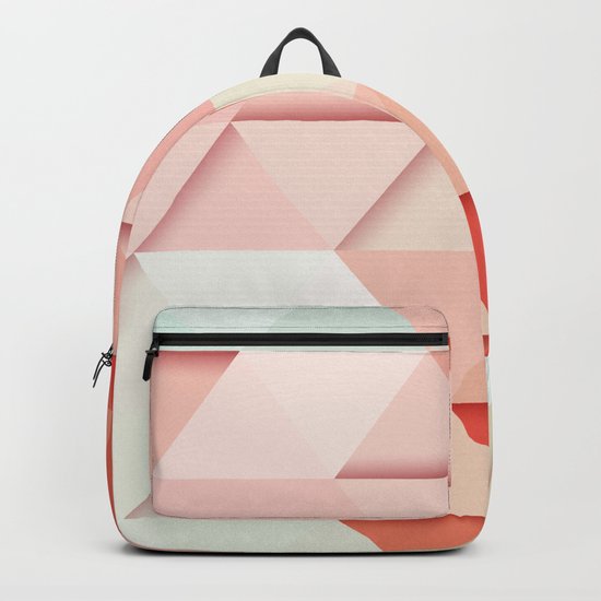 Pink Triangles Backpack