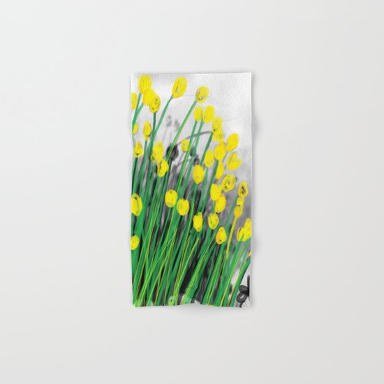 Yellow Flowers! Hand & Bath Towel