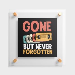 Gone But Never Forgotten Video Tapes Floating Acrylic Print