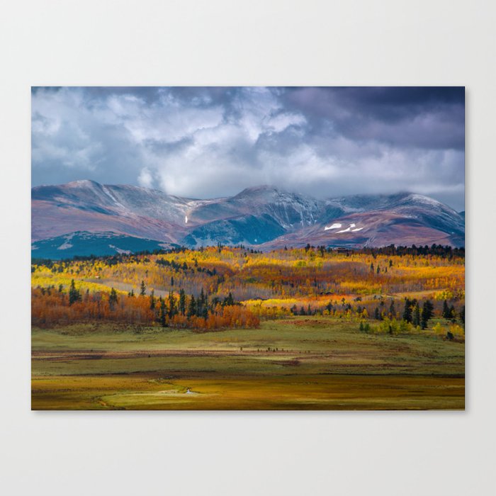 Fall in the Rockies Canvas Print