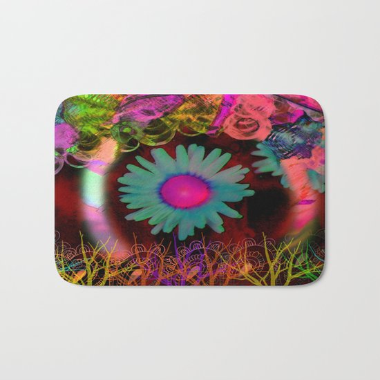 Tripping Daisies Bath Mat
