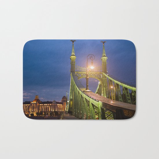 Budapest Bridge Bath Mat