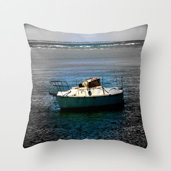 Rust Bucket Throw Pillow