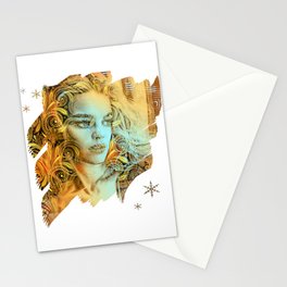 Golden Lady Stationery Cards