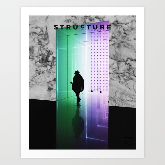 Structure Neue Pt. 2 Art Print
