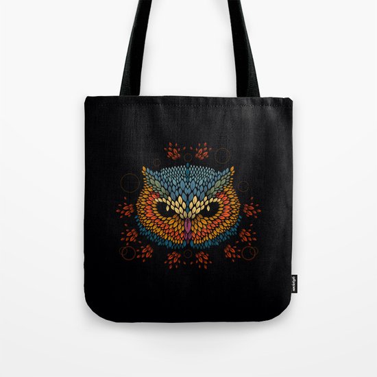 Owl Face Tote Bag