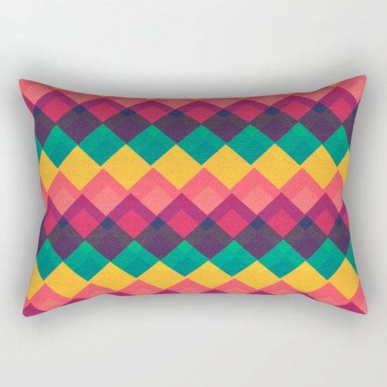 Happy Day Pattern Rectangular Pillow