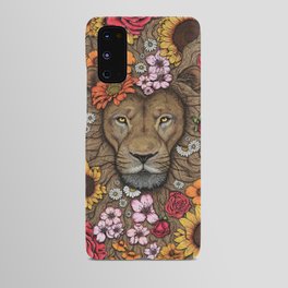 Floral Lion - Colour Android Case