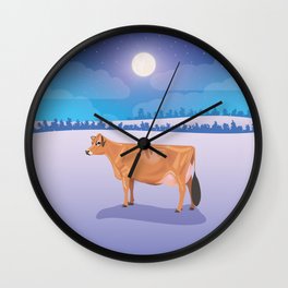 Jersey // Winter Wall Clock