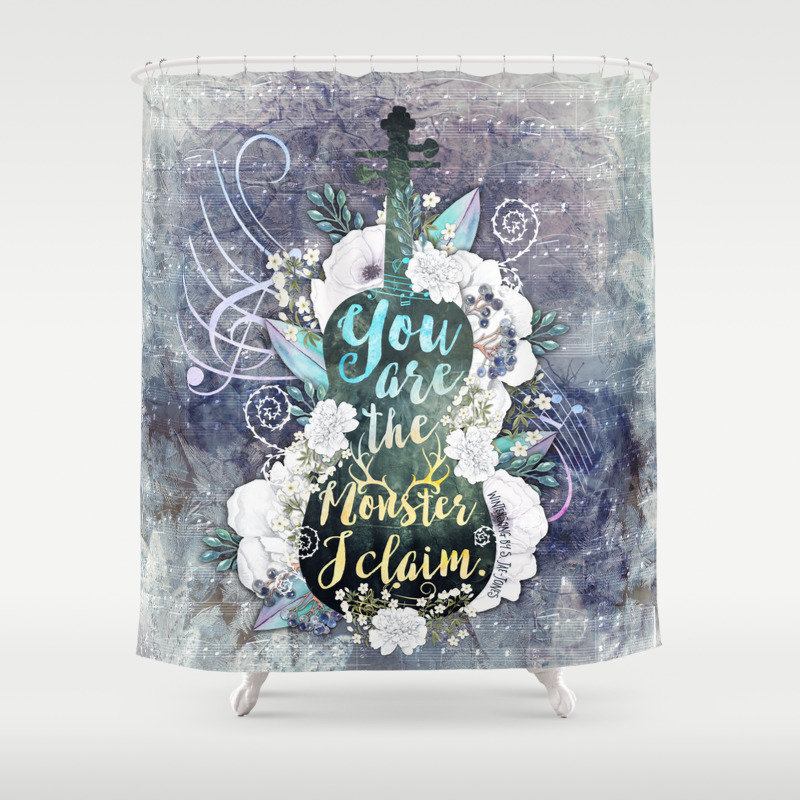 Wintersong Monster Shower Curtain By Evieseo Society6