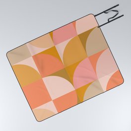 Abstract Sunny Fields Pattern Picnic Blanket