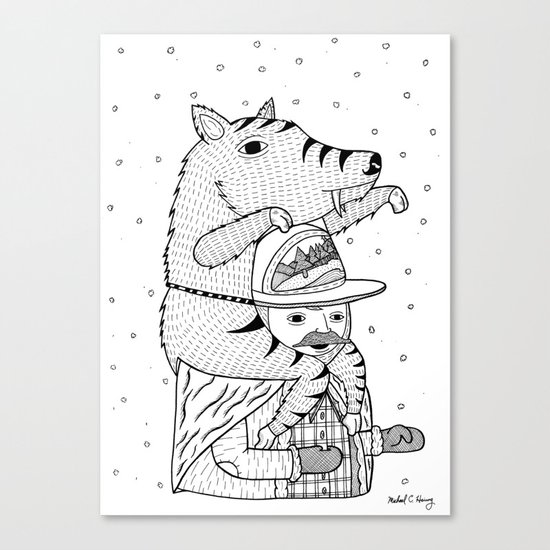 More on the topic of winter hats Canvas Print