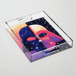 "The Dark & The Light - Darth Vader" by Berlin Michelle Acrylic Tray