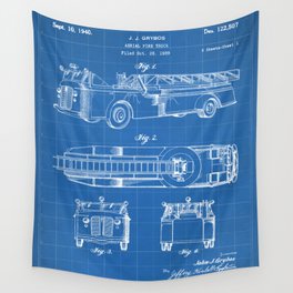 blueprint wall tapestries society6