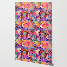 Flower pattern. Wallpaper