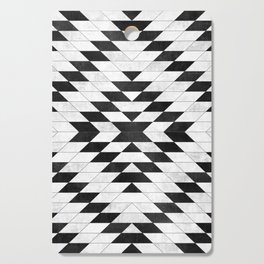 Urban Tribal Pattern No.15 - Aztec - White Concrete Cutting Board
