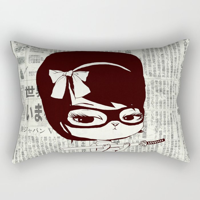 Bakemona-Lisa Rectangular Pillow
