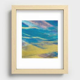 Desert Ocean Recessed Framed Print