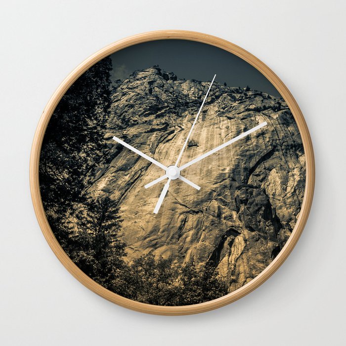 Yosemite Cliffside Wall Clock