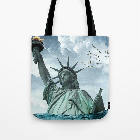 the water line Tote Bag