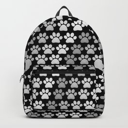 Paw Prints Pattern - Monochrome Backpack