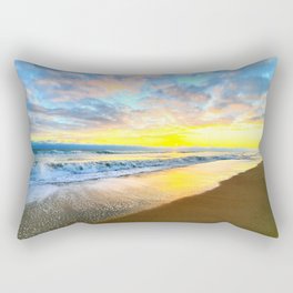 Beach Life Sunrise Rectangular Pillow