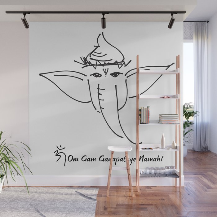 Ganesha, the Remover of Obstacles Wall Mural