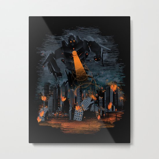 Evil Will Burn Metal Print