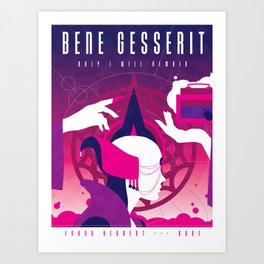 My Dune Concepts :: The Bene Gesserit Art Print