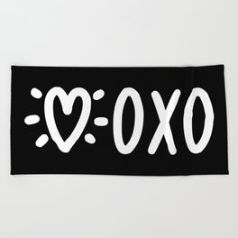 Heart OXO Beach Towel