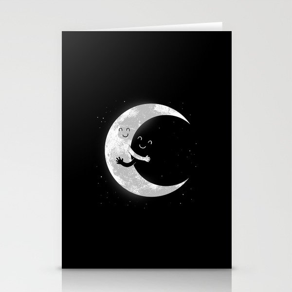 Moon Hug Stationery Cards