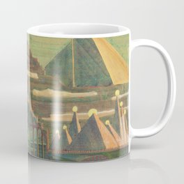 Allegro Egyptian Dynasty Pyramids landscape by by Mikalojus Konstantinas Čiurlionis Coffee Mug