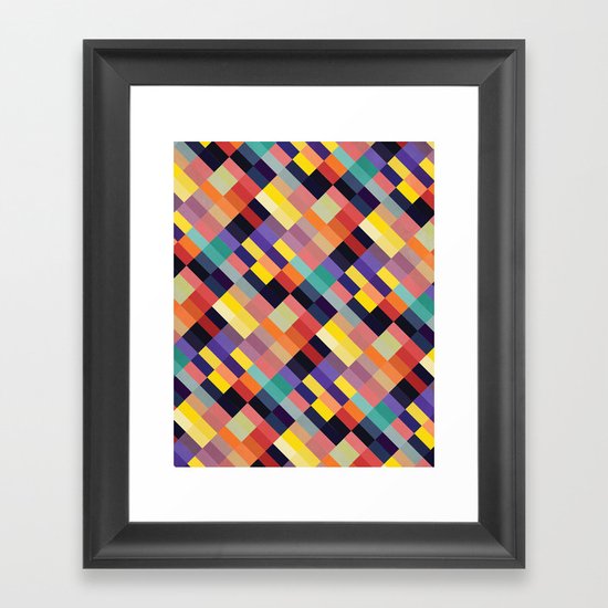 Geometri I Framed Art Print
