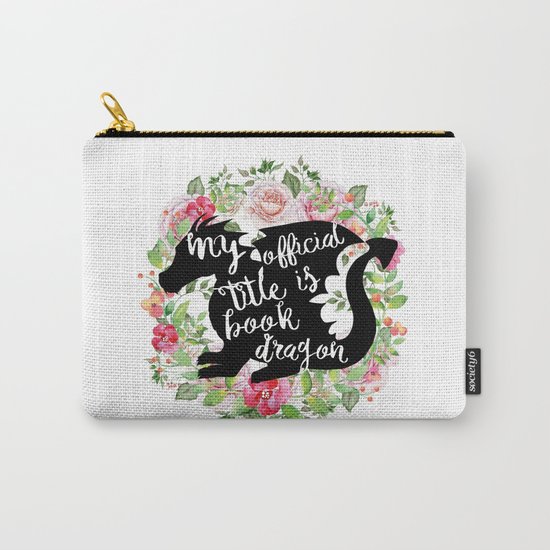Official Title Book Dragon Carry-All Pouch