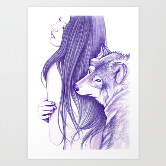 Mirrors Art Print