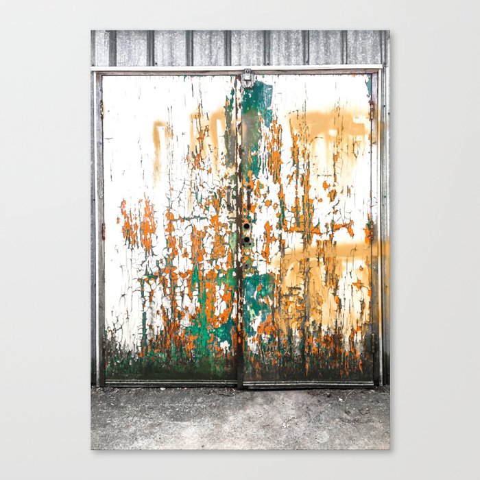 Chippy Double Barn Doors Canvas Print By Funkyjunkinteriors Society6