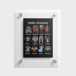 Gothic Mythical Creatures Floating Acrylic Print