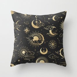 Astronomy Stars Throw Pillow