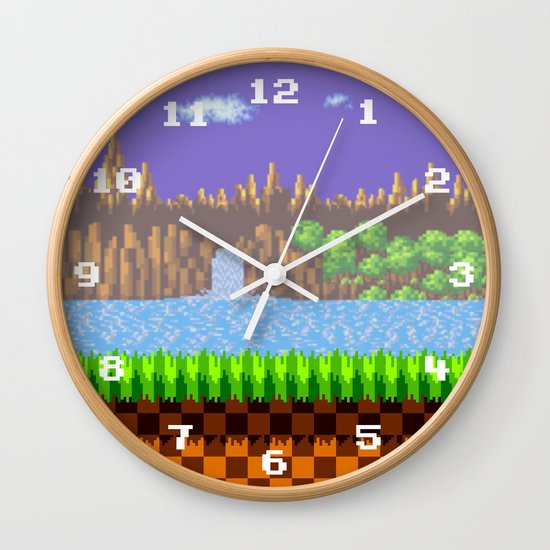 Green Hill Wall Clock