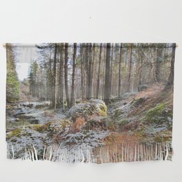 Scottish Highlands Nature Trail in Early Spring Time  Wall Hanging