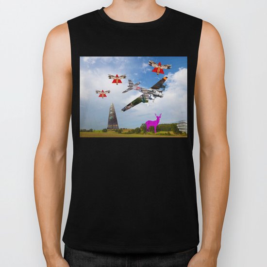 Surreal Living 34 · The Invasion Biker Tank