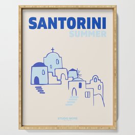 Santorini Summer Serving Tray