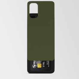 Dark olive textured. 2 Android Card Case