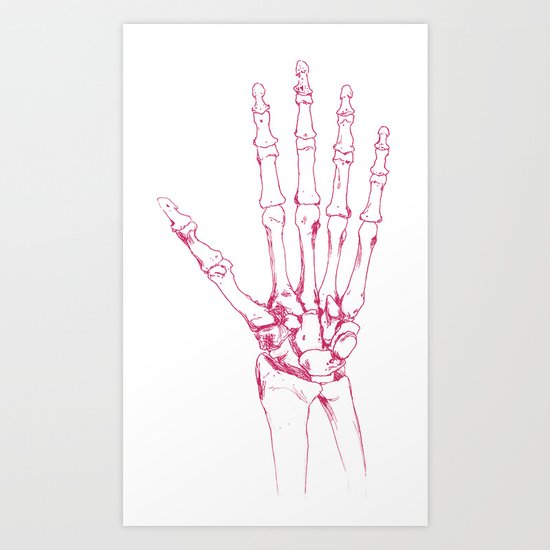 hand Art Print