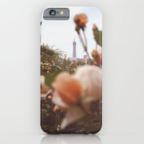 Flowers grow in Paris iPhone & iPod Case